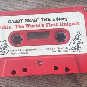 Gabby Bear Red Cassette Tape